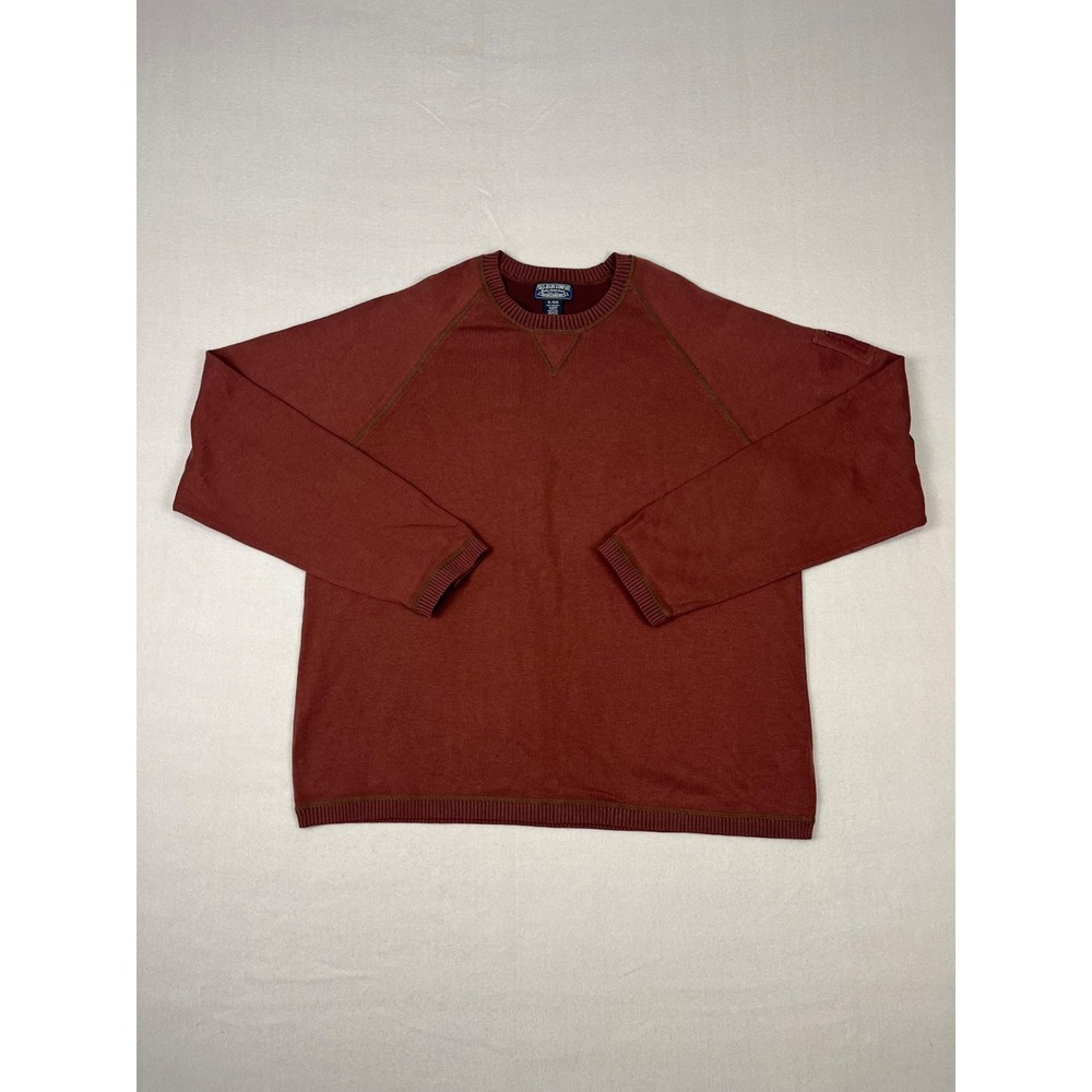 Vintage Ralph Lauren Polo‎ Jeans Co Sweater Mens XL Red Long Sleeve Crew Neck